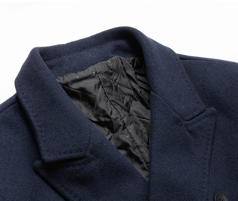 Sobretudo Longo Transpassado Masculino Sampaio® S1262 www.lojasampaio.com.br