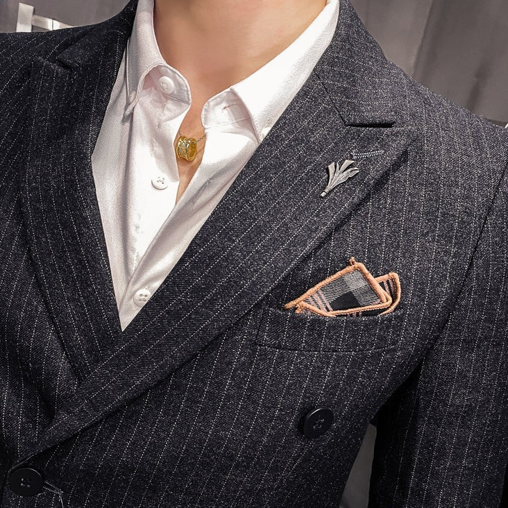 blazer masculino abotoamento duplo www.lojasampaio.com.br