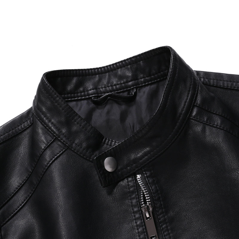 Jaqueta Masculina de Couro Classic Sampaio® www.lojasampaio.com.br
