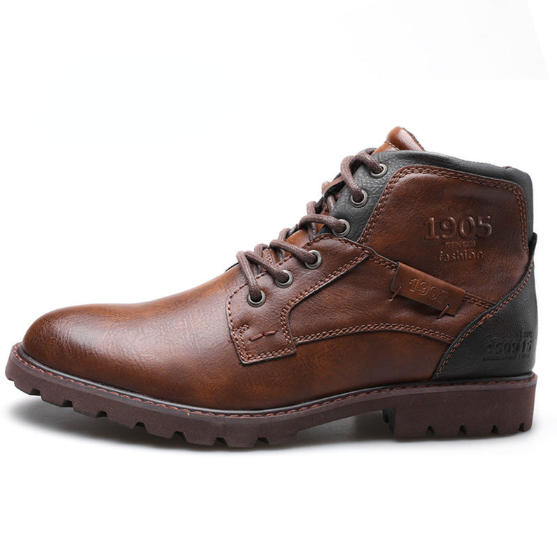 bota de couro masculina www.lojasampaio.com.br