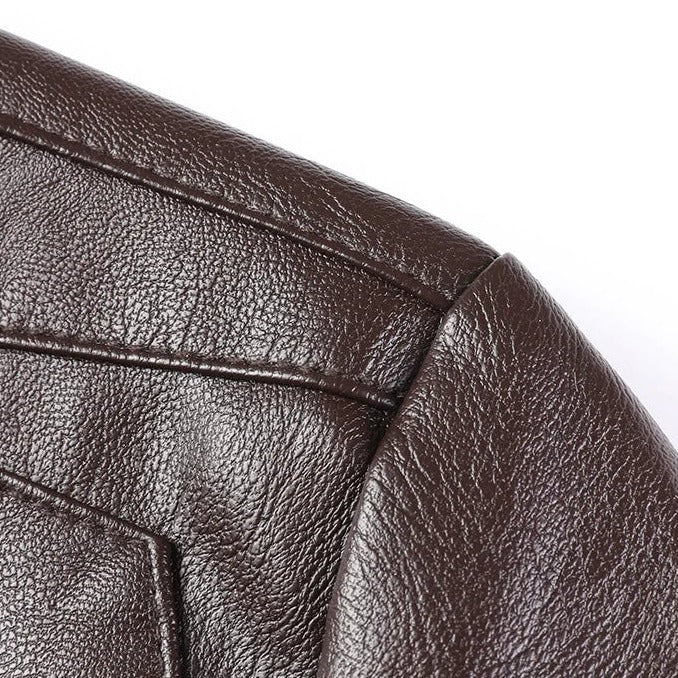 Jaqueta de Couro Masculina Sampaio® S1279 www.lojasampaio.com.br