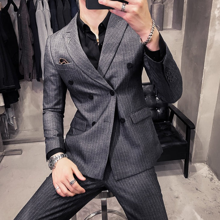blazer masculino abotoamento duplo www.lojasampaio.com.br