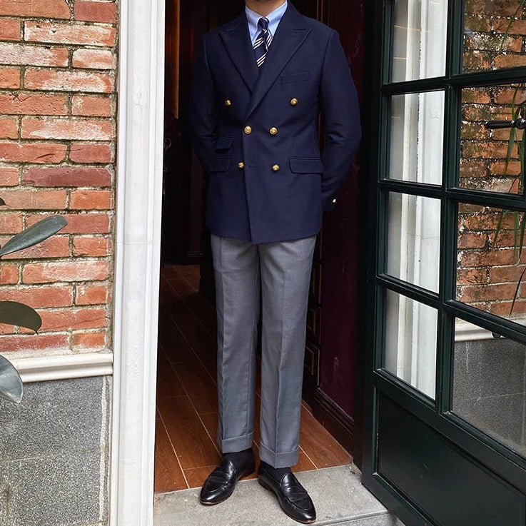 Blazer Transpassado Masculino Sampaio® S1281 www.lojasampaio.com.br