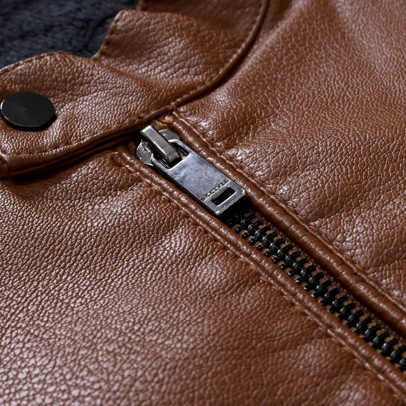 Jaqueta Masculina de Couro Sampaio® S1105