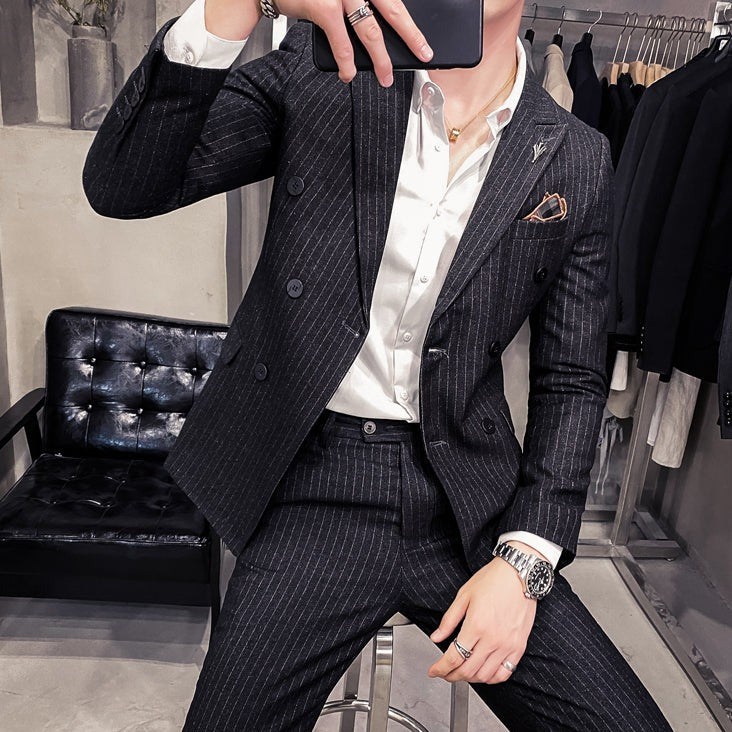 blazer masculino abotoamento duplo www.lojasampaio.com.br