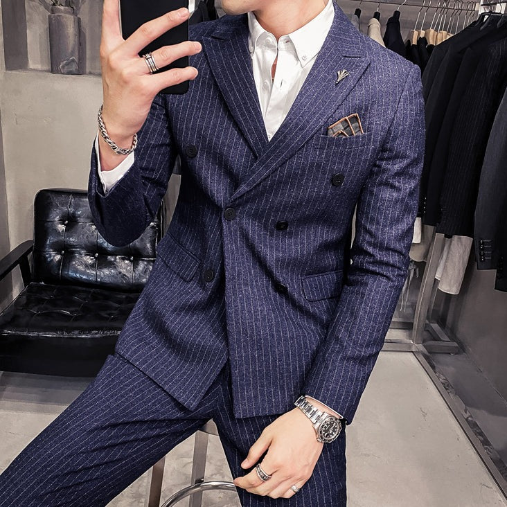 blazer masculino abotoamento duplo www.lojasampaio.com.br