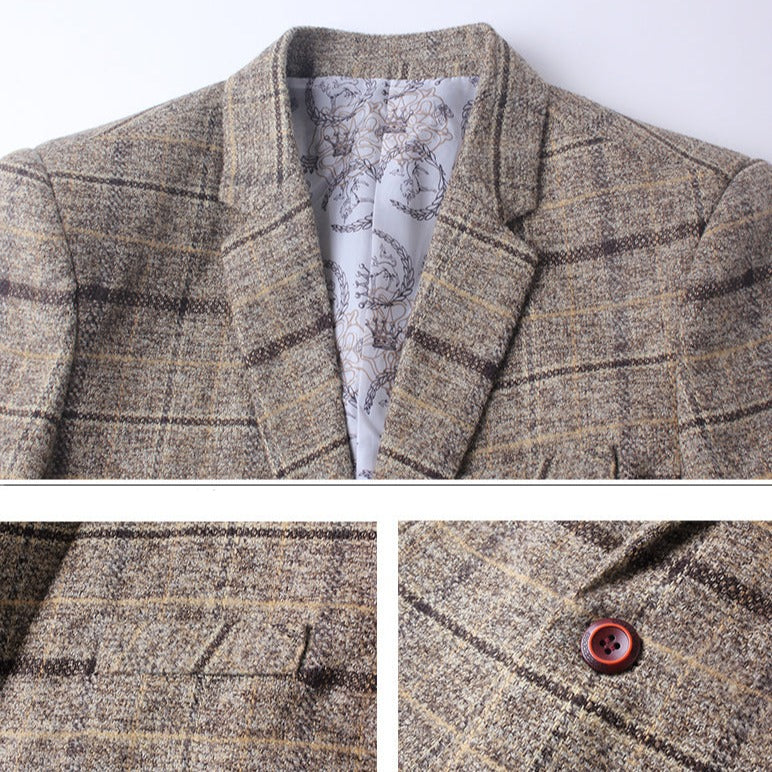 Blazer Masculino Slim Moderno Xadrez www.lojasampaio.com.br
