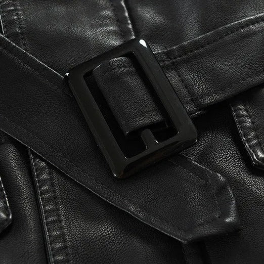 Jaqueta longa de Couro Masculina Sampaio® www.lojasampaio.com.br
