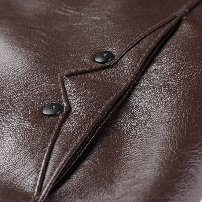 Jaqueta de Couro Masculina Sampaio® S1279 www.lojasampaio.com.br