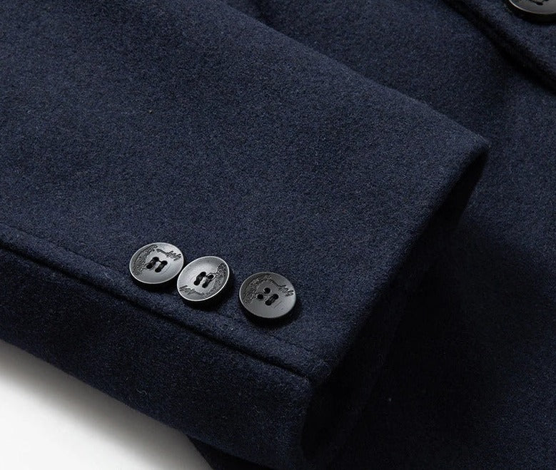 Sobretudo Longo Transpassado Masculino Sampaio® S1262 www.lojasampaio.com.br