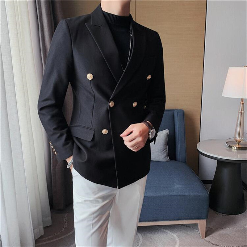 Blazer Masculino Abotoamento Duplo Sampaio® www.lojasampaio.com.br