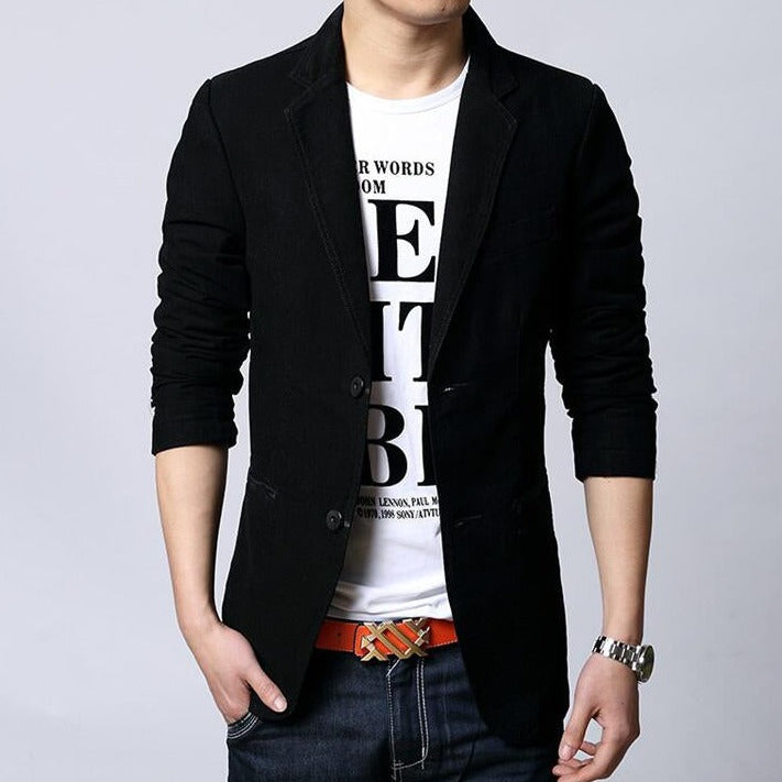 Blazer Masculino Slim Fit Esporte Fino www.lojasampaio.com.br