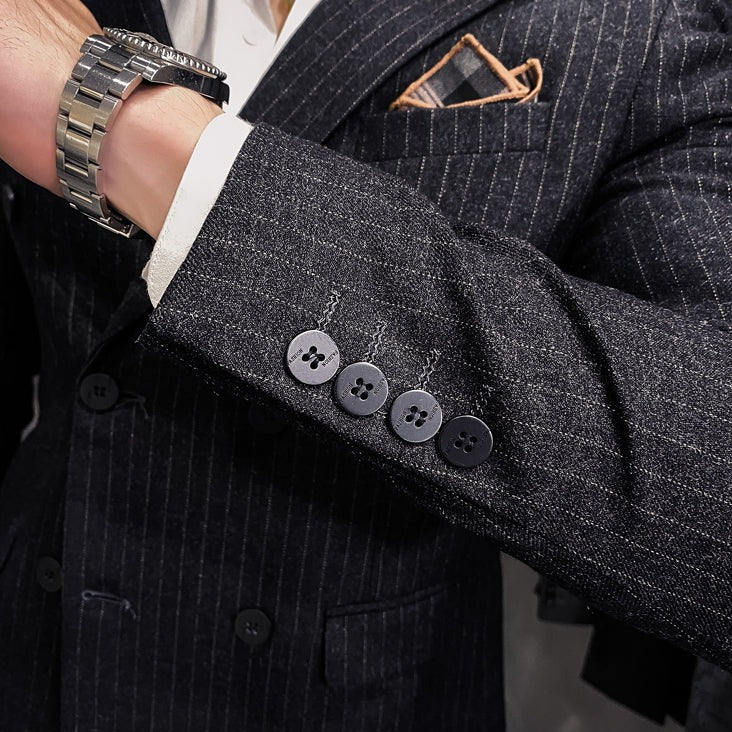 blazer masculino abotoamento duplo www.lojasampaio.com.br