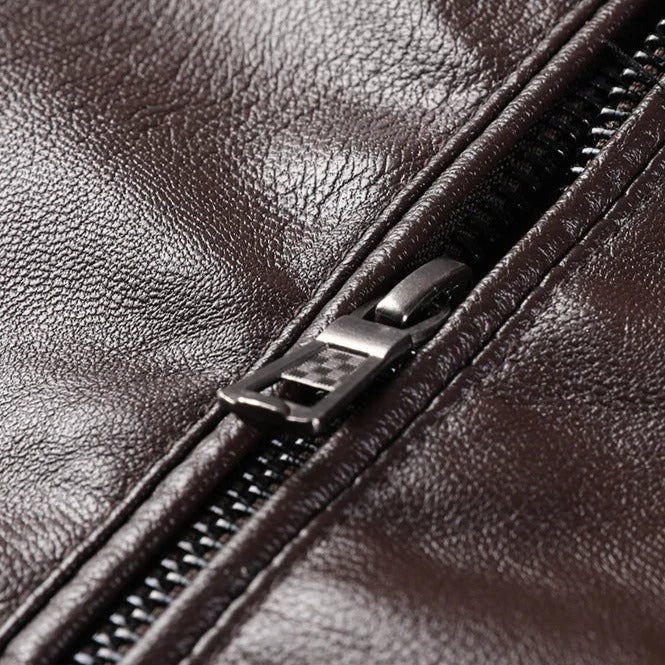 Jaqueta de Couro Masculina Sampaio® S1279 www.lojasampaio.com.br