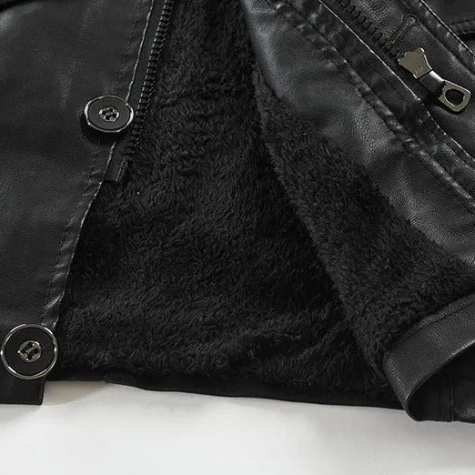 Jaqueta longa de Couro Masculina Sampaio® www.lojasampaio.com.br
