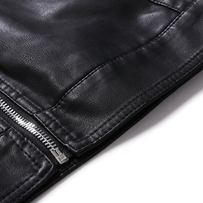 Jaqueta Masculina de Couro Classic Sampaio® www.lojasampaio.com.br