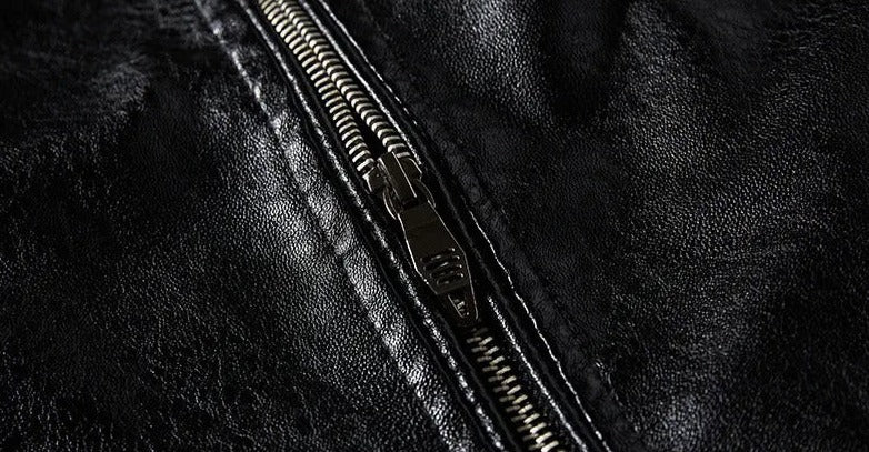 Jaqueta Masculina de Motoqueiro em Couro www.lojasampaio.com.br