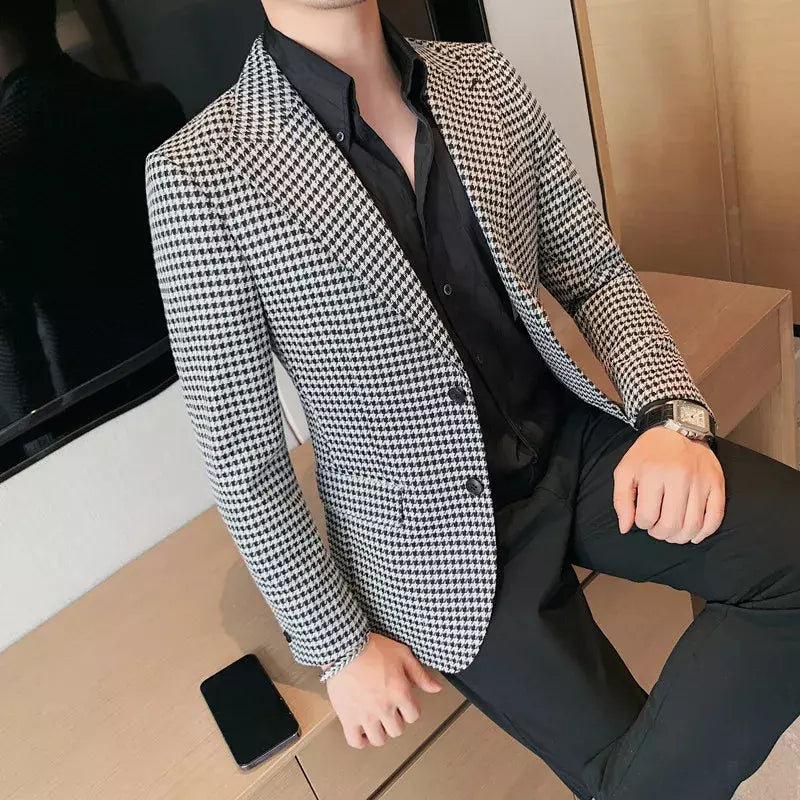 Blazer Masculino Xadrez Sampaio® S1209 ww.lojasampaio.com.br