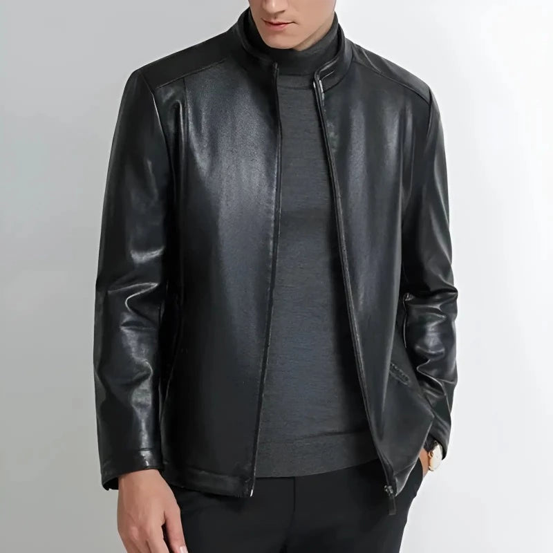 Jaqueta de Couro Masculina Sampaio® S1213 www.lojasampaio.com.br