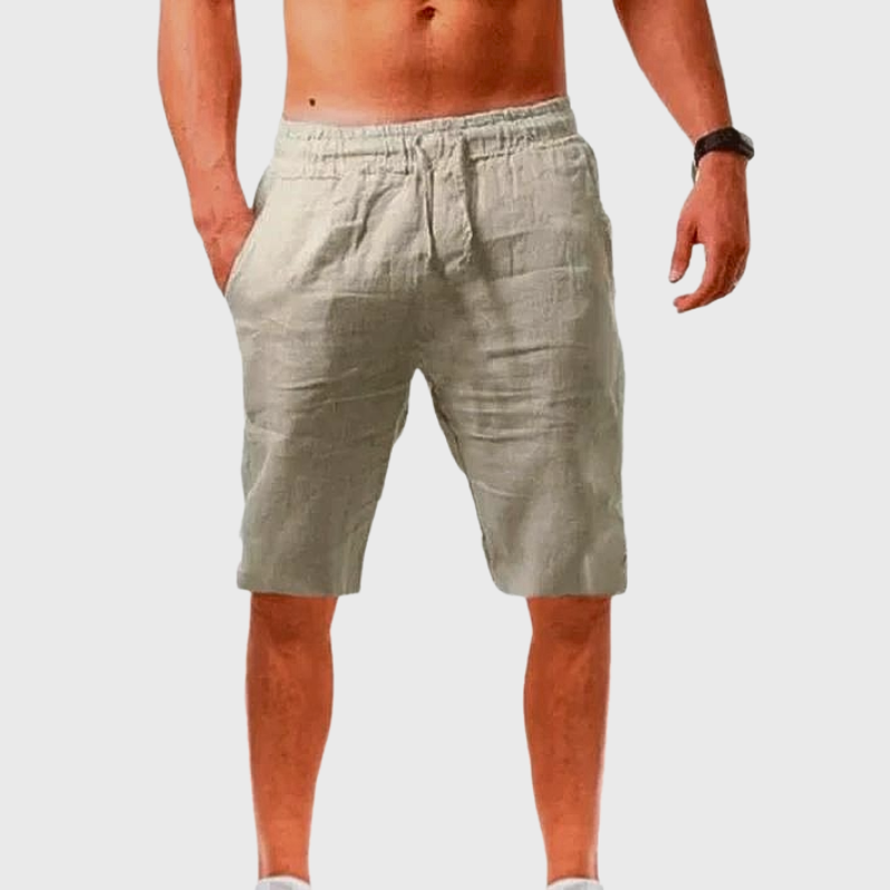 Short Masculino de Linho Sampaio® S1195 www.lojasampaio.com.br