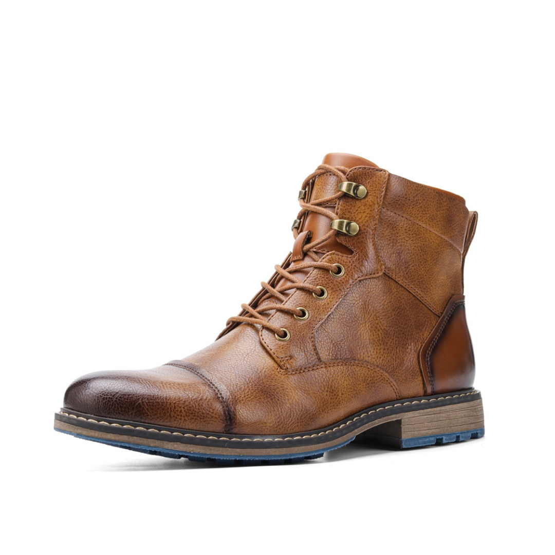 bota de couro masculina www.lojasampaio.com.br
