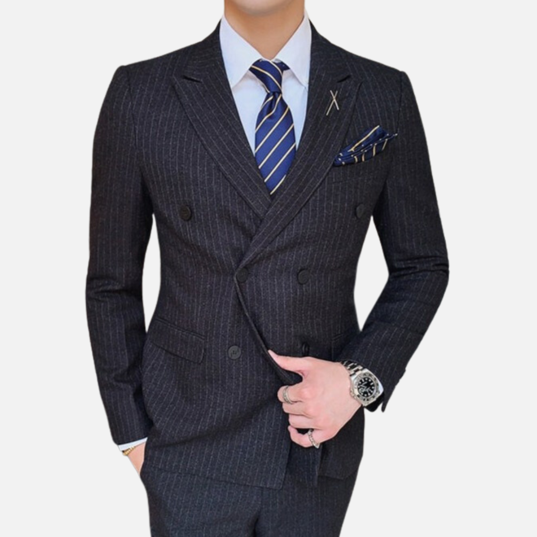 blazer masculino abotoamento duplo www.lojasampaio.com.br