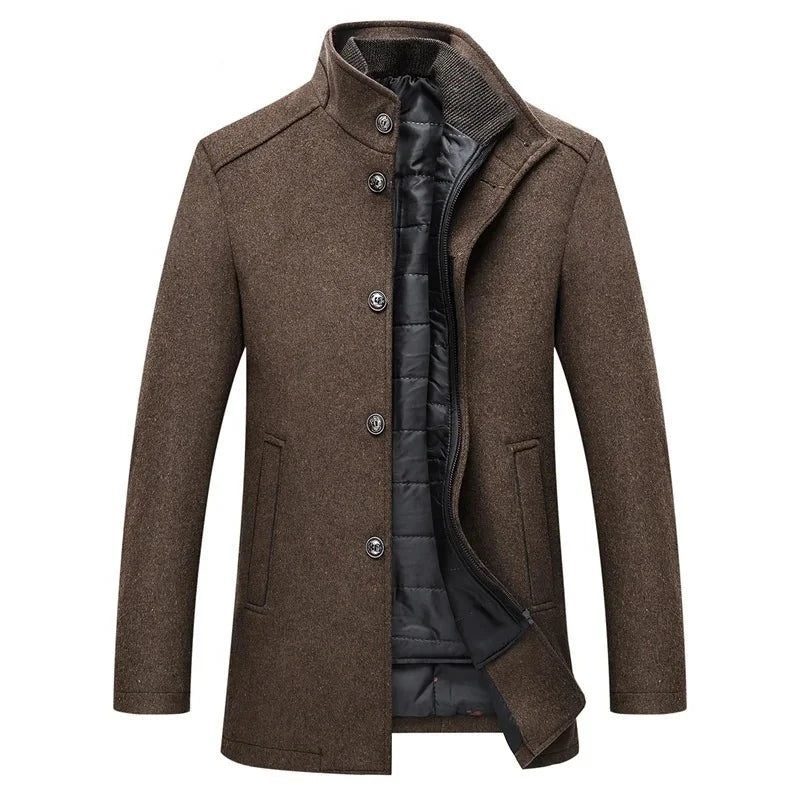 Casaco Trench Coat Masculinode Lã Grife Sampaio® www.lojasampaio.com.br
