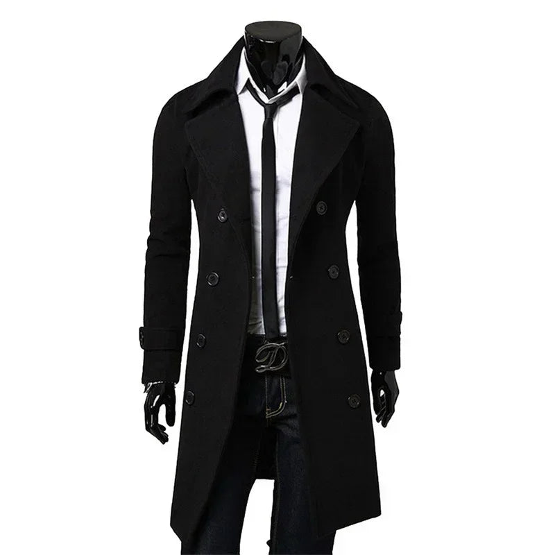 Sobretudo Longo Transpassado Masculino Sampaio® S1292 www.lojasampaio.com.br