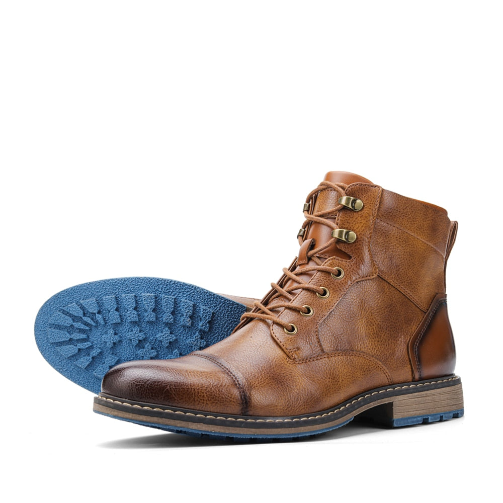 bota de couro masculina www.lojasampaio.com.br