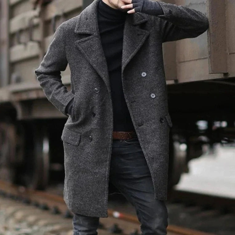 Sobretudo Masculino Transpassado Sampaio® S1267 www.lojasampaio.com.br