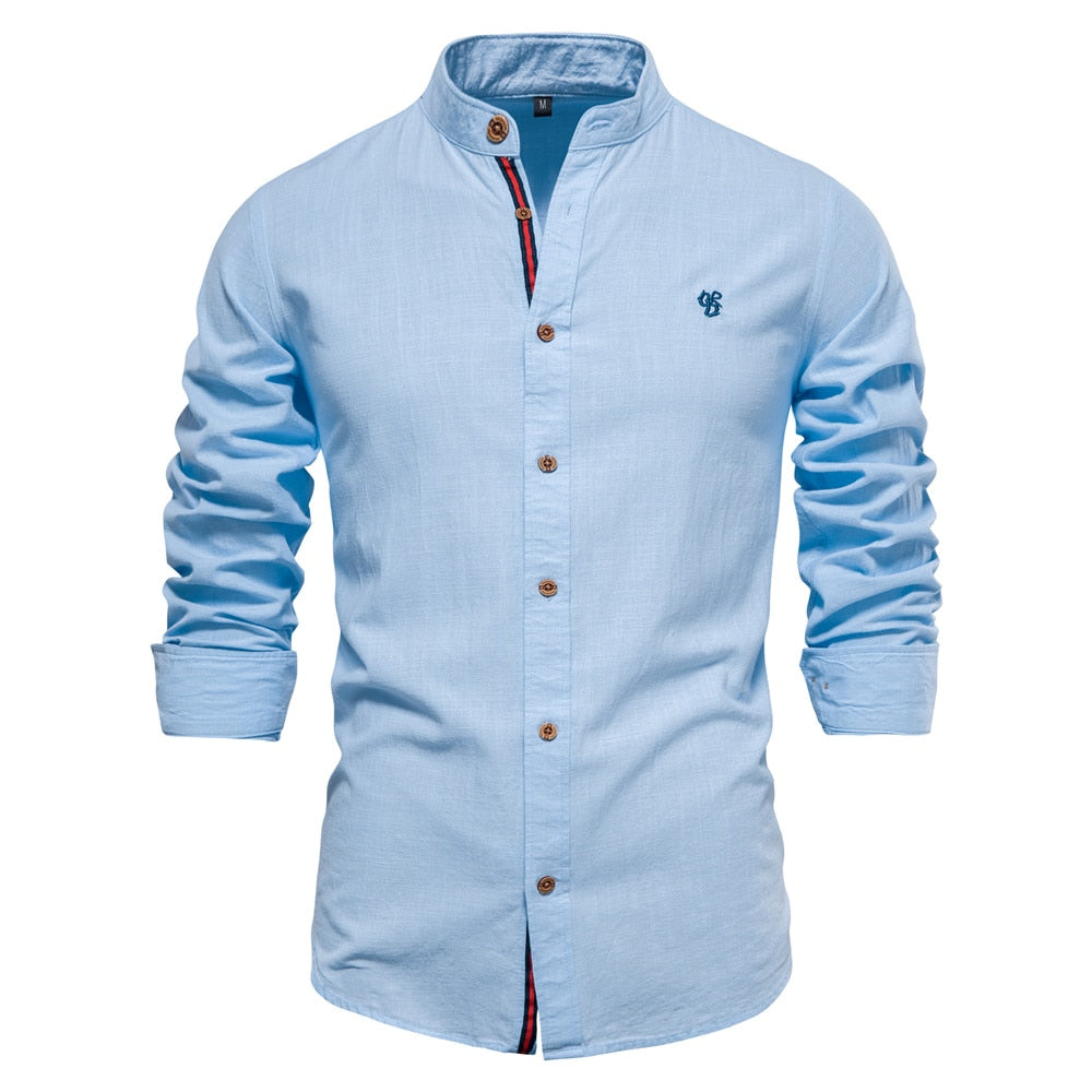 camisa de linho masculina www.lojasampaio.com.br