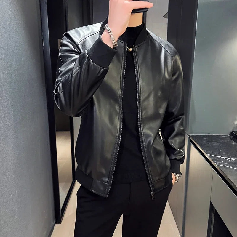 Jaqueta de Couro Masculina Sampaio® S1276 www.lojasampaio.com.br