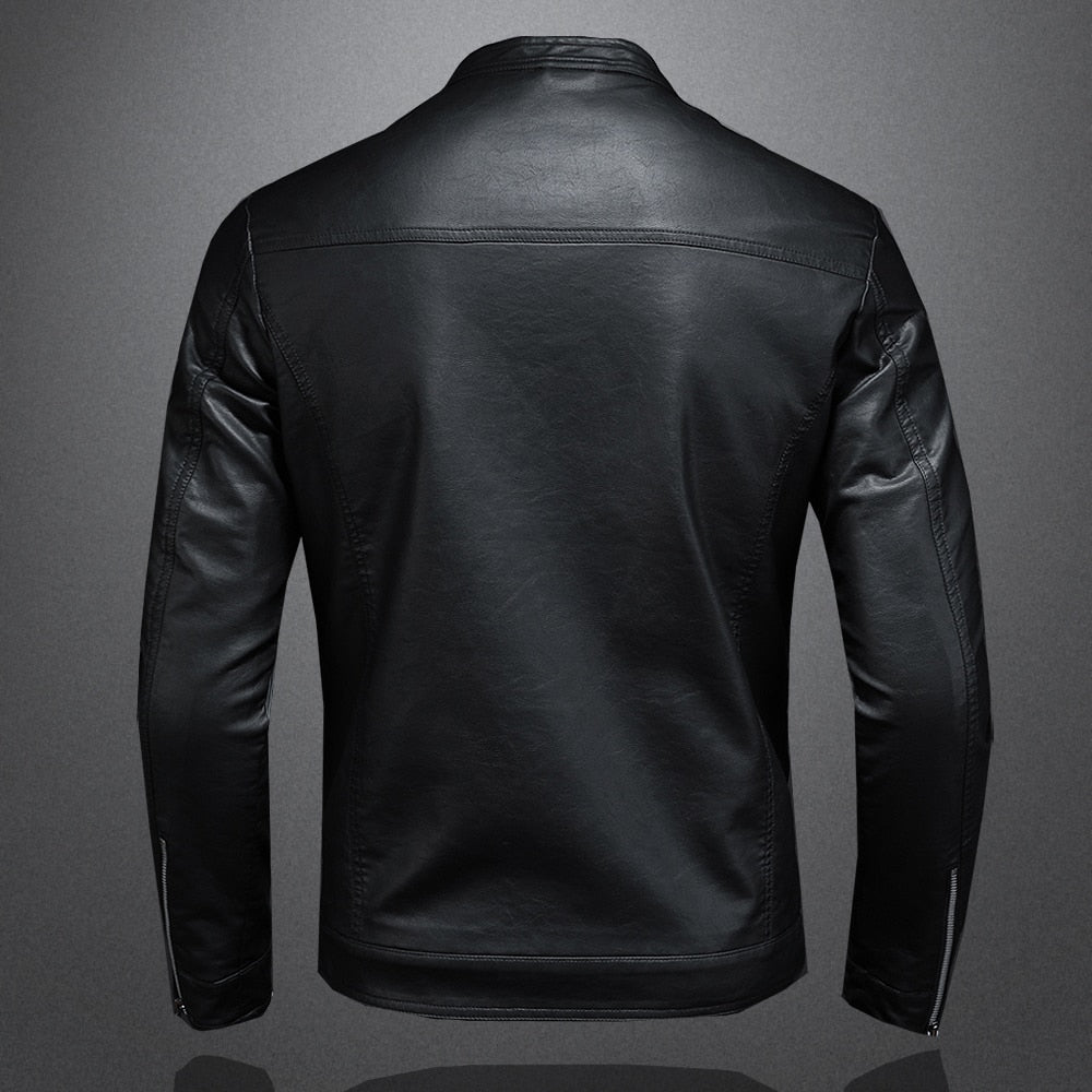 Jaqueta Masculina de Couro Classic Sampaio® www.lojasampaio.com.br