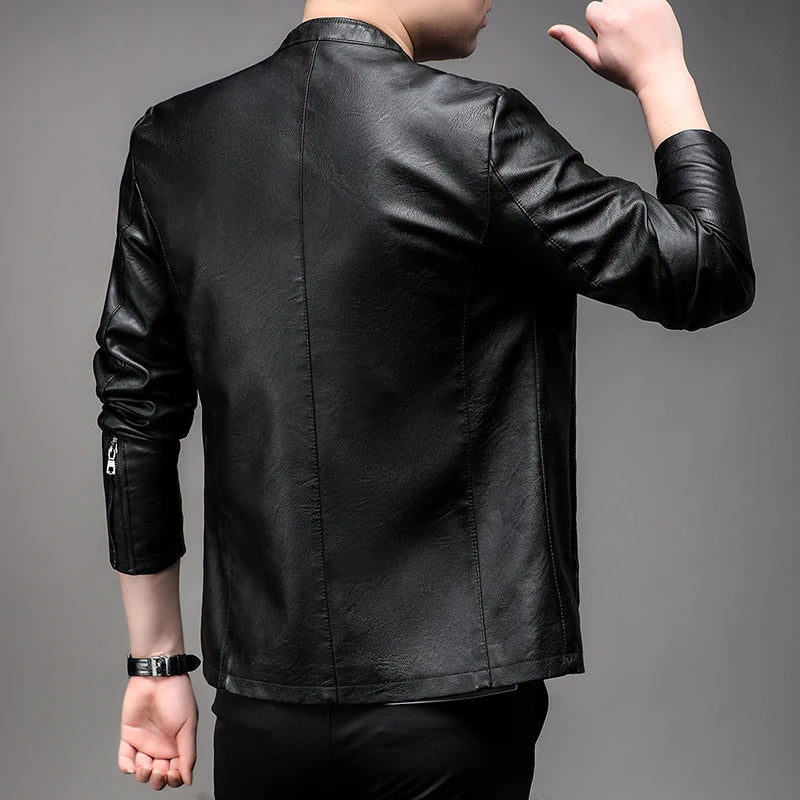 Jaqueta de Couro Masculina Sampaio® S1279 www.lojasampaio.com.br