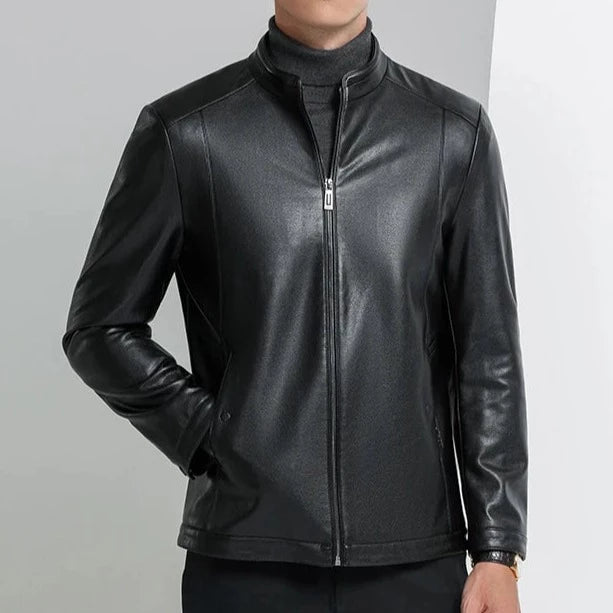 Jaqueta de Couro Masculina Sampaio® S1213 www.lojasampaio.com.br