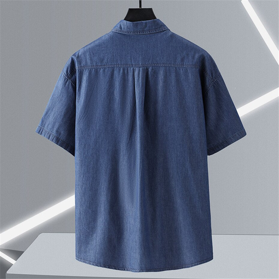 Camisa Masculina Plus Size Jeans Sampaio® S1070 www.lojasampaio.com.br