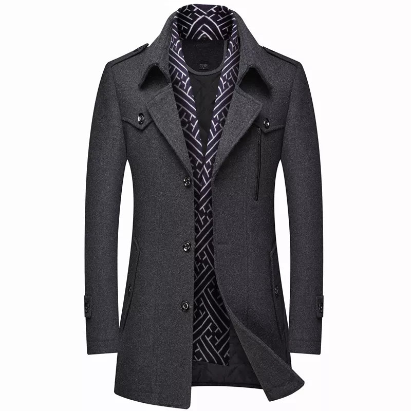 Casaco Longo Masculino Grife Sampaio® S1136 www.lojasampaio.com.br
