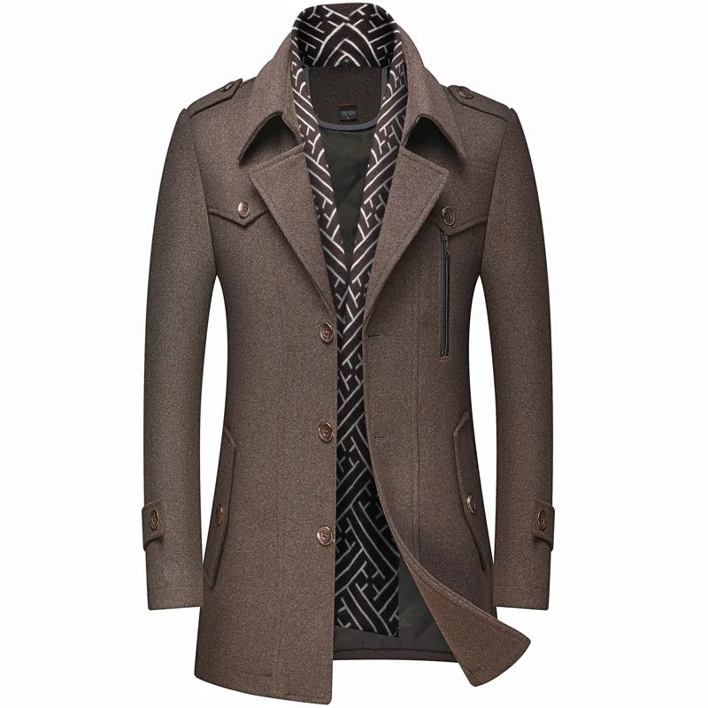 Casaco Longo Masculino Grife Sampaio® S1136 www.lojasampaio.com.br