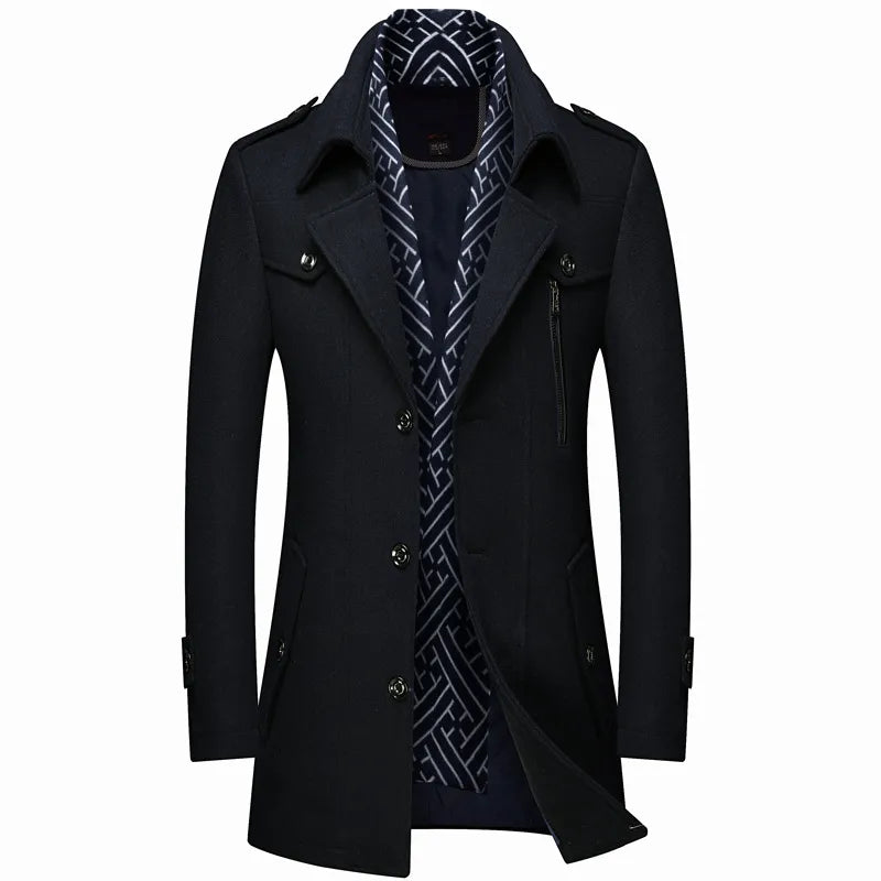 Casaco Longo Masculino Grife Sampaio® S1136 www.lojasampaio.com.br