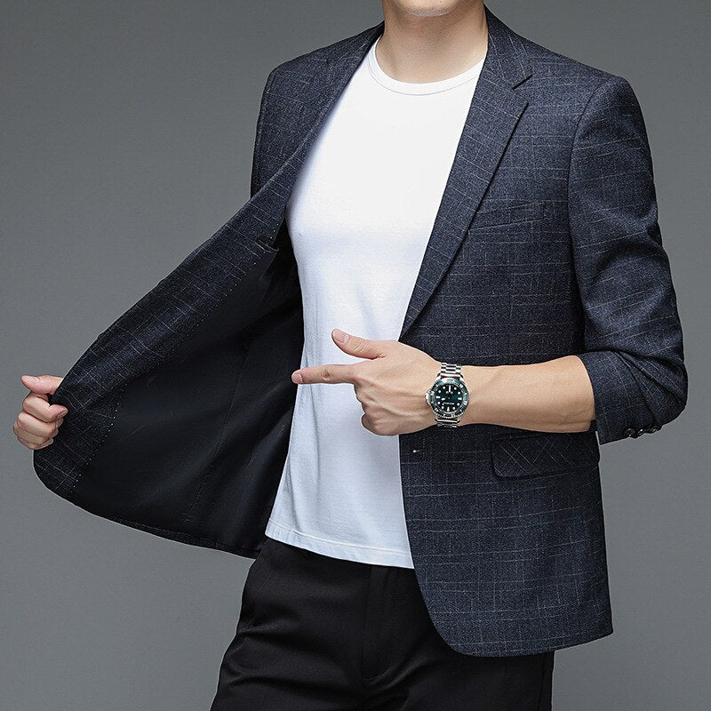 Blazer Masculino Slim Fit Esporte Fino Sampaio® S1043 www.lojasampaio.com.br
