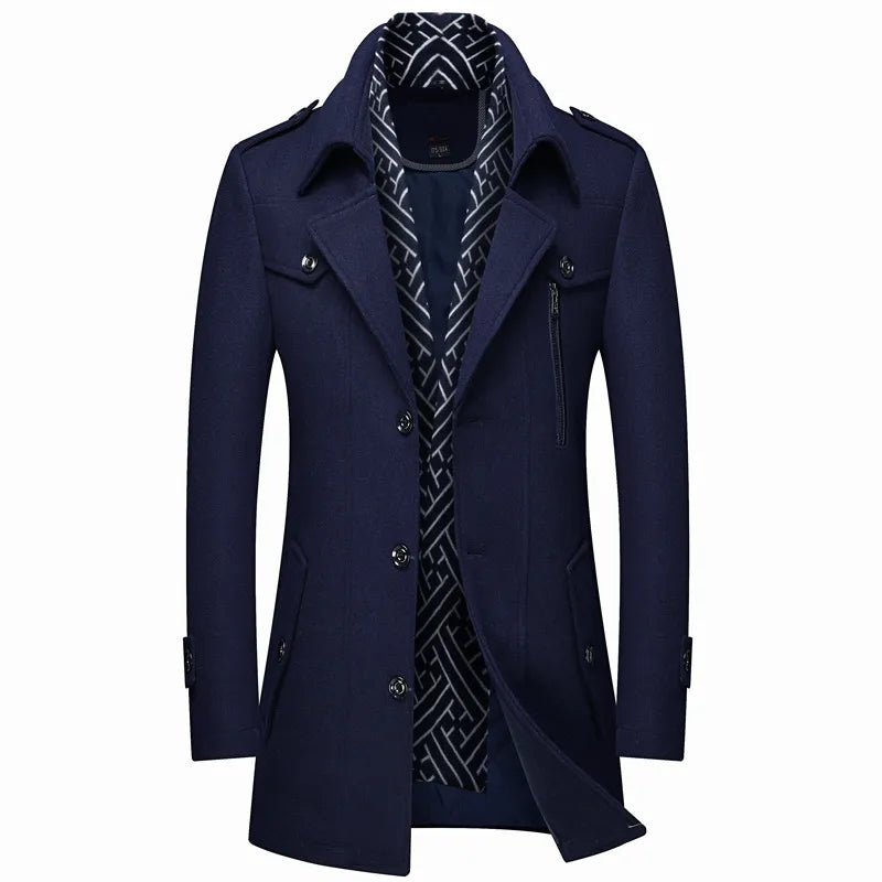Casaco Longo Masculino Grife Sampaio® S1136 www.lojasampaio.com.br