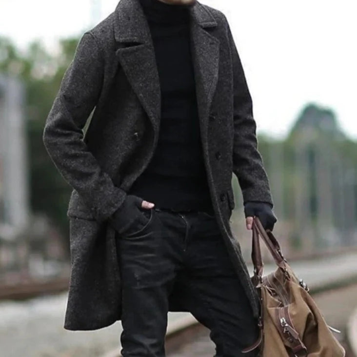 Sobretudo Masculino Transpassado Sampaio® S1267 www.lojasampaio.com.br