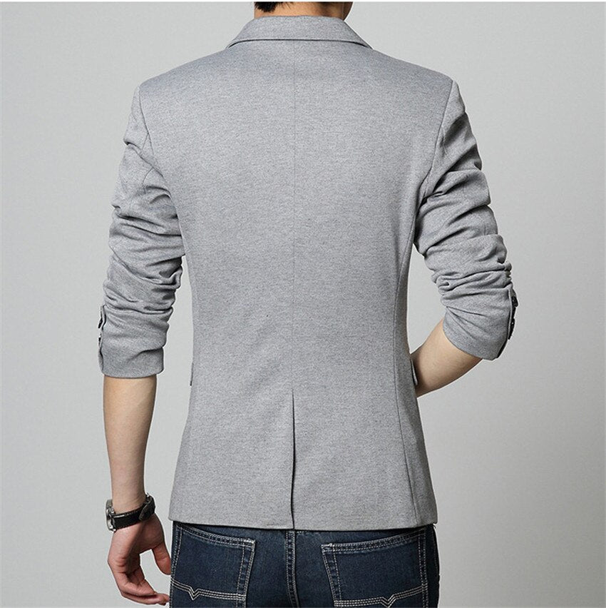 blazer masculino slim fit social moderno www.lojasampaio.com.br