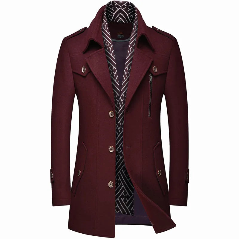 Casaco Longo Masculino Grife Sampaio® S1136 www.lojasampaio.com.br