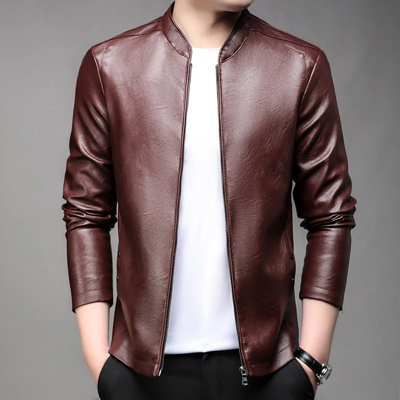 Jaqueta de Couro Masculina Sampaio® S1279 www.lojasampaio.com.br
