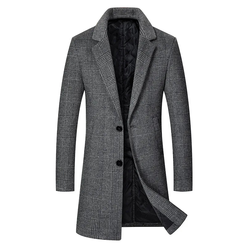 Sobretudo Xadrez Masculino Sampaio® S1319 www.lojasampaio.com.br