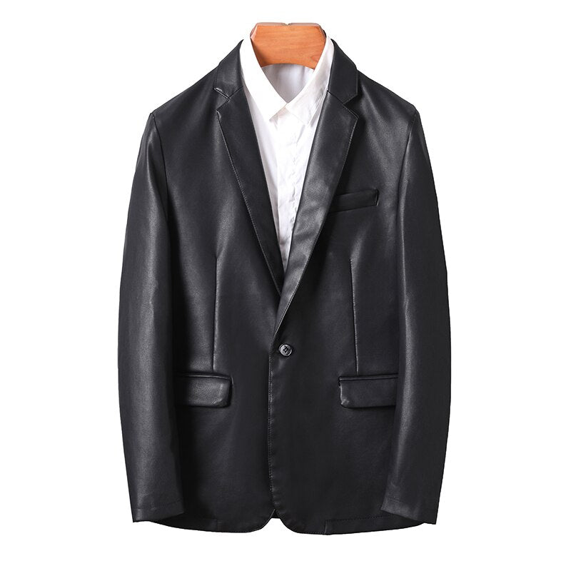 Blazer Masculino de Couro www.lojasampaio.com.br