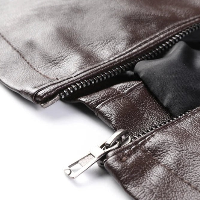 Jaqueta de Couro Masculina Sampaio® S1279 www.lojasampaio.com.br