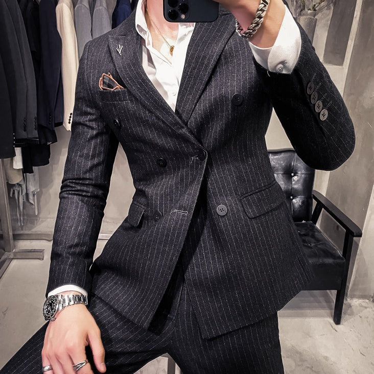 blazer masculino abotoamento duplo www.lojasampaio.com.br