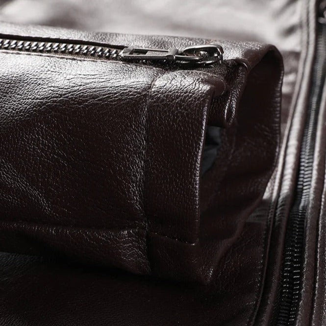 Jaqueta de Couro Masculina Sampaio® S1279 www.lojasampaio.com.br